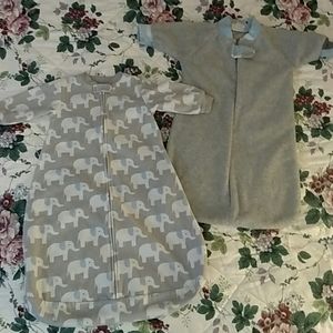 Carter's warm fleece sleep sack swaddle lot